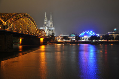The Rhine River in Cologne